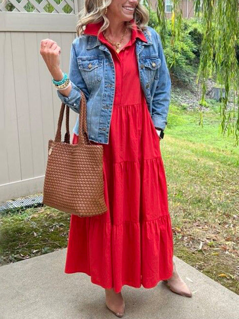 Bente™ | Tijdloze Maxijurk voor Dames