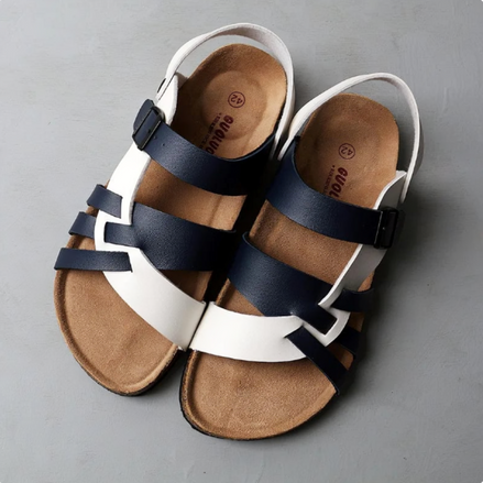 Ottilie™ | Klassieke Leren Sandalen met Orthopedisch Comfor