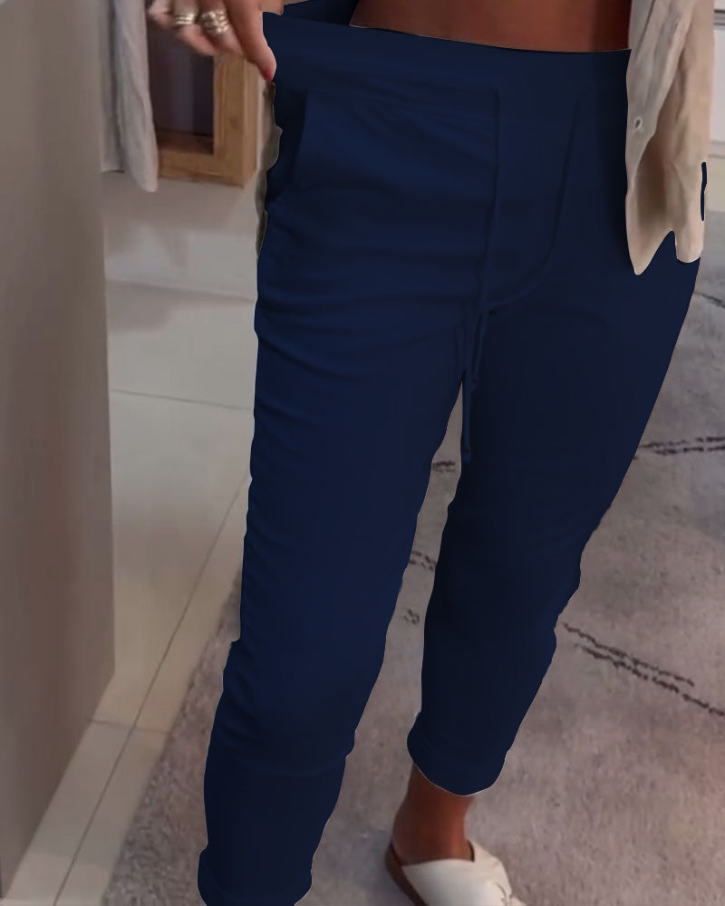 Mira™ – Relaxte broek met trekkoord