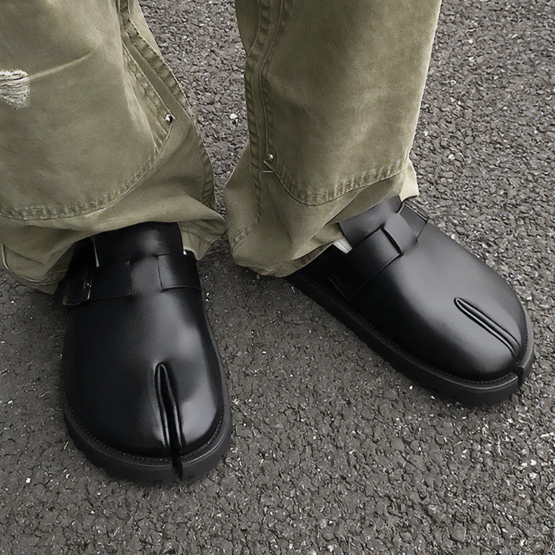 Lunovar™ Tabi Buckle Mules