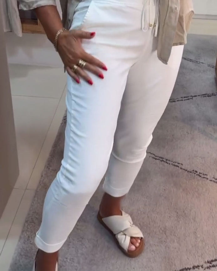 Mira™ – Relaxte broek met trekkoord