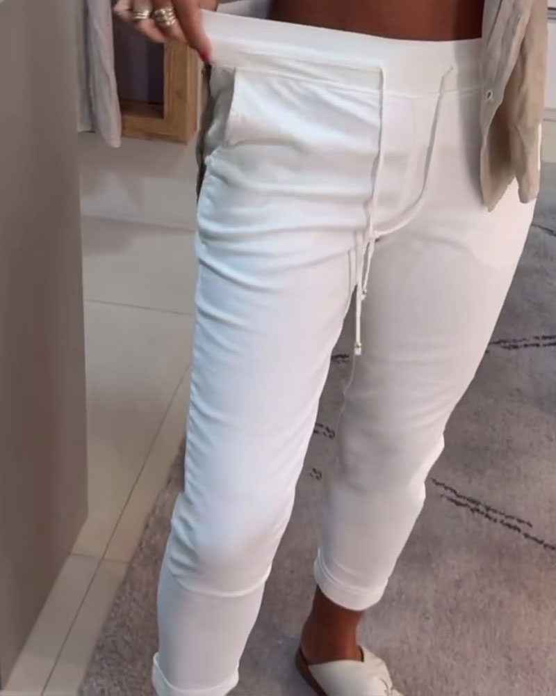 Mira™ – Relaxte broek met trekkoord