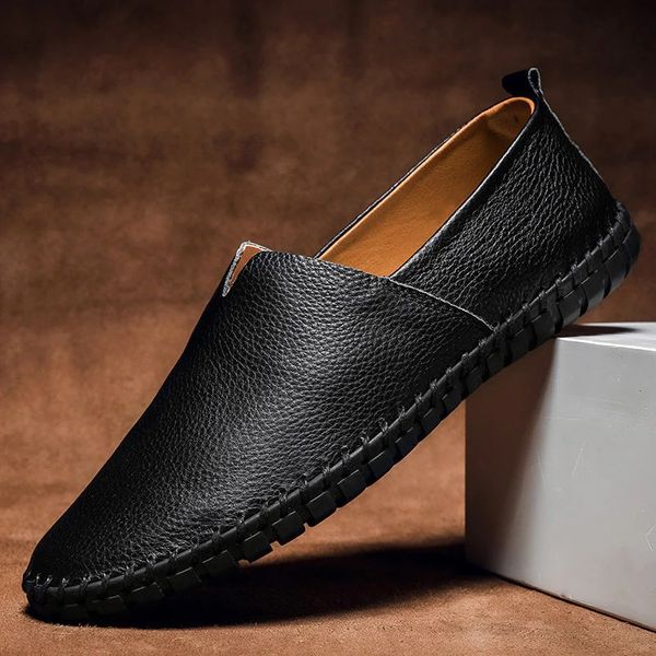 MASIMO LEATHER LOAFERS