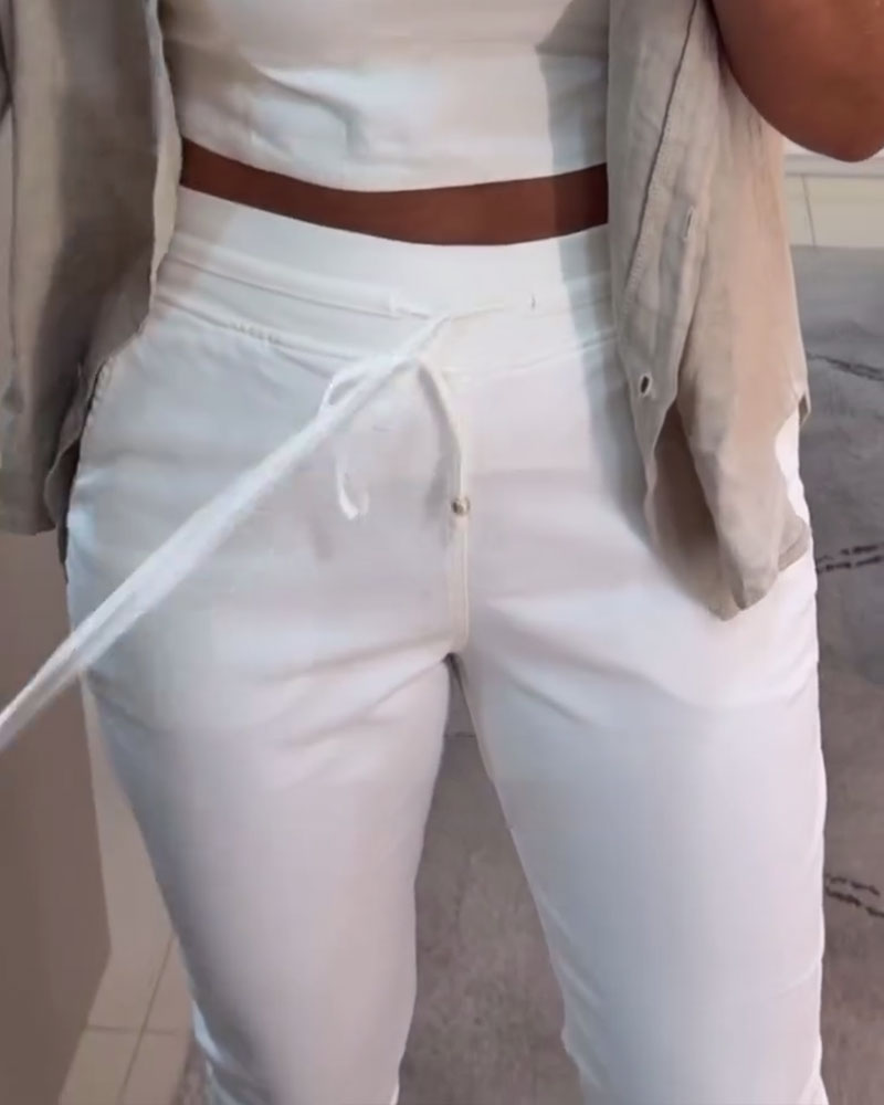 Mira™ – Relaxte broek met trekkoord