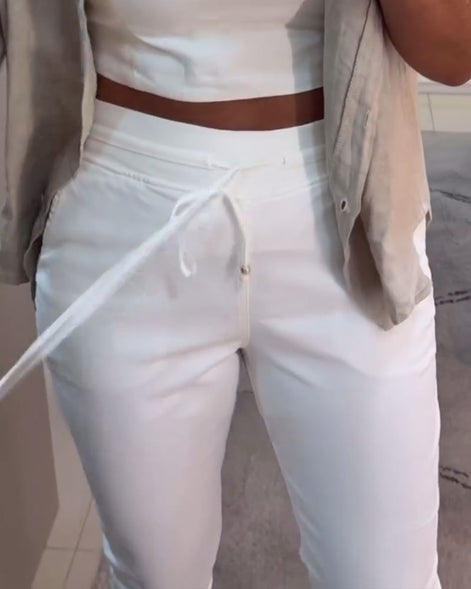 Mira™ – Relaxte broek met trekkoord