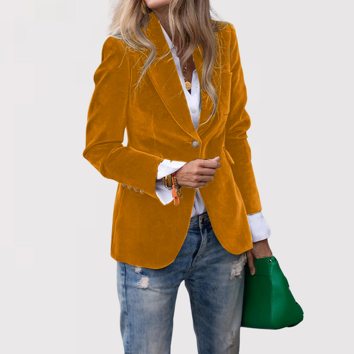 Luxe fluwelen jas