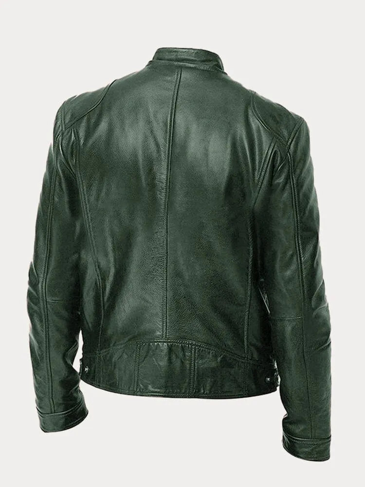 Lenoir™ | Casual leren jas