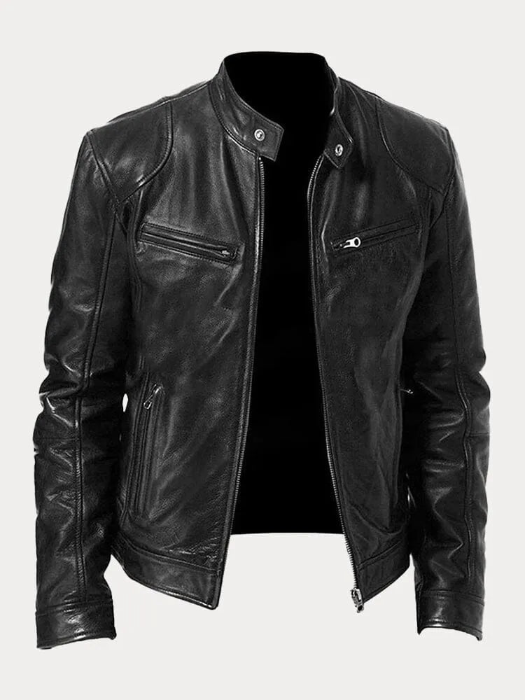 Lenoir™ | Casual leren jas