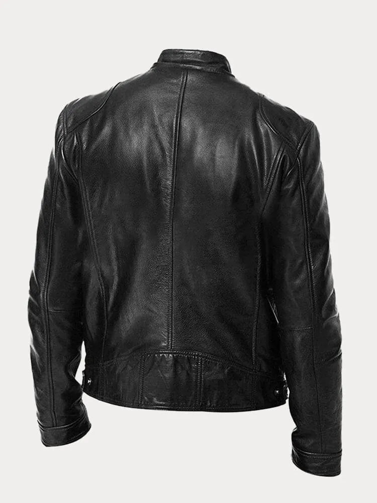 Lenoir™ | Casual leren jas