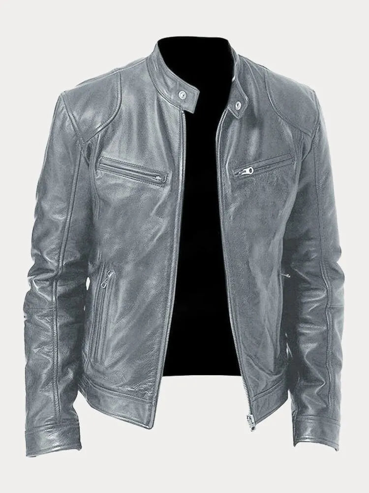 Lenoir™ | Casual leren jas