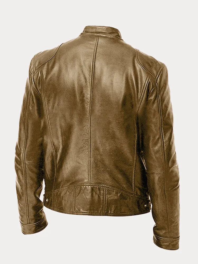 Lenoir™ | Casual leren jas
