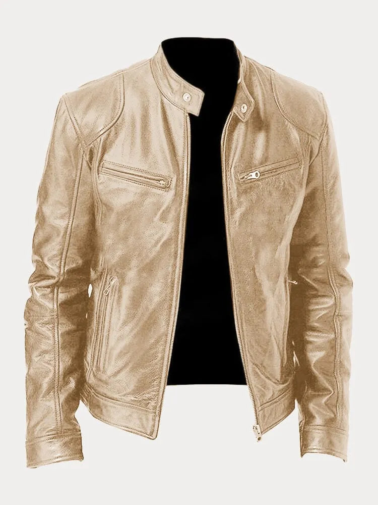 Lenoir™ | Casual leren jas