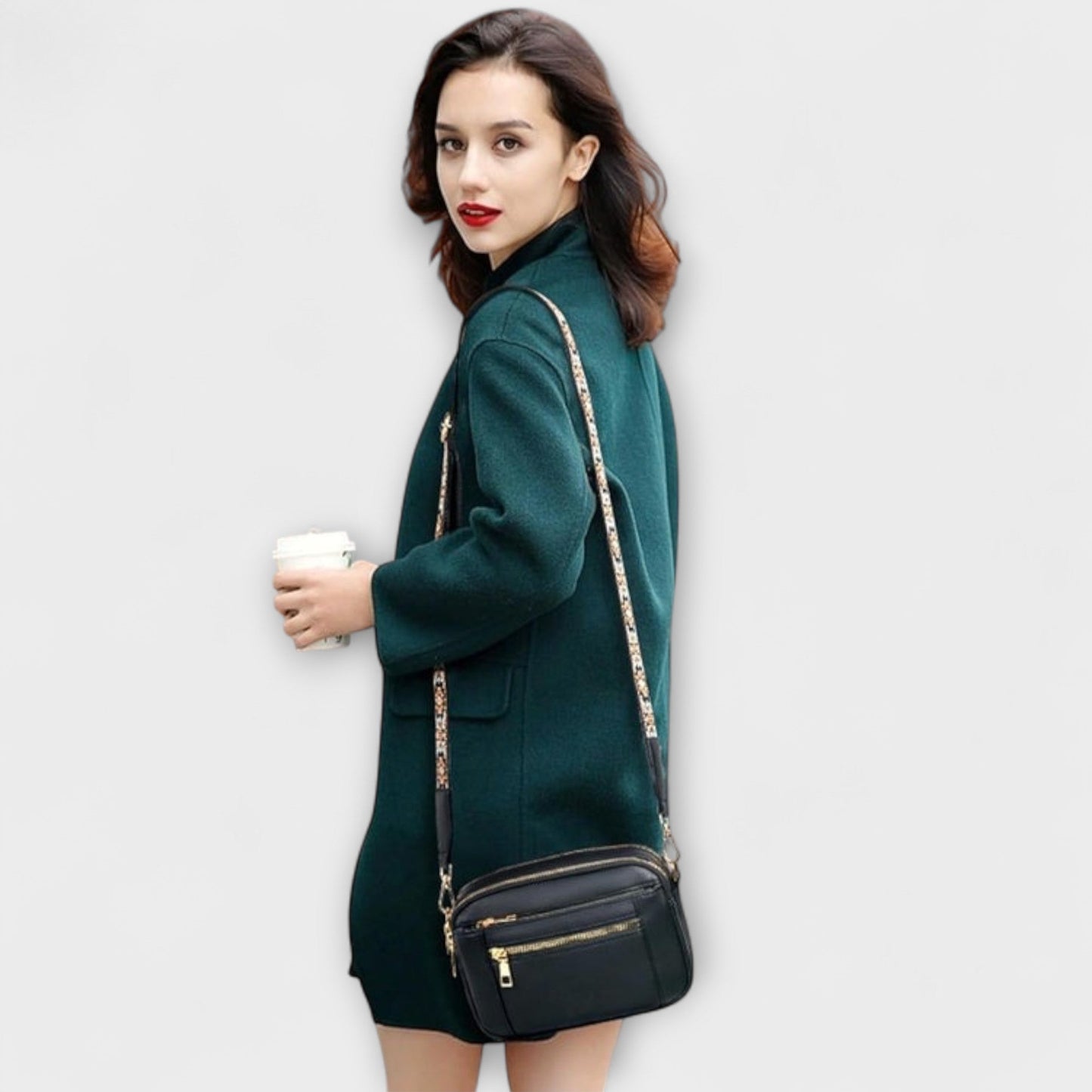 Mira™ - Elegante Leren Schoudertas
