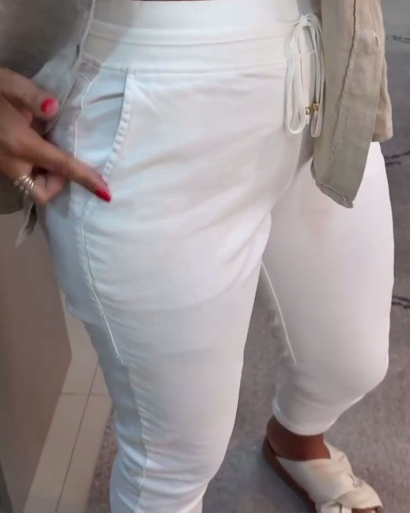 Mira™ – Relaxte broek met trekkoord