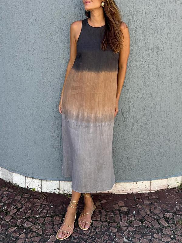 Aurelia™ | Elegante Jurk met Natuurlijke Print