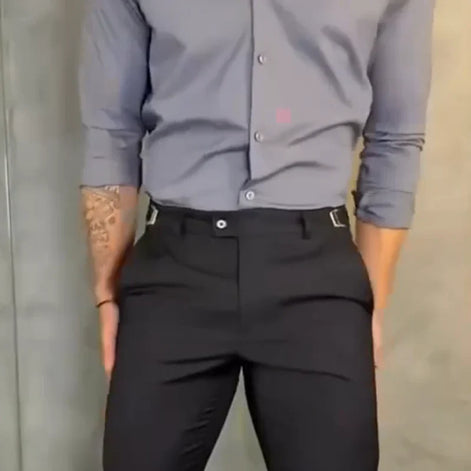 Heren Stretch Slim Fit Broek