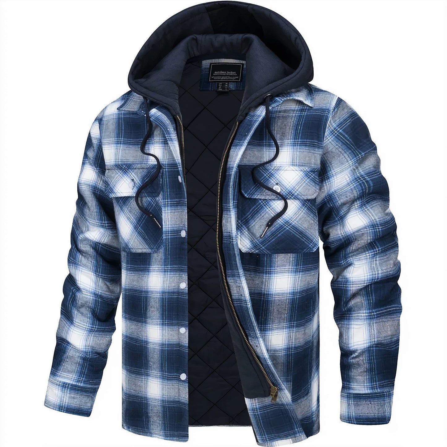 Julius™ | Checkered jacket with zipper