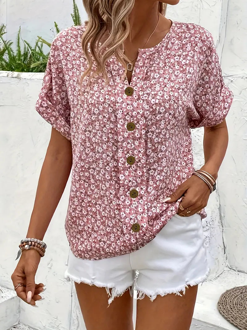 Laura | Elegante blouse met bloemenprint
