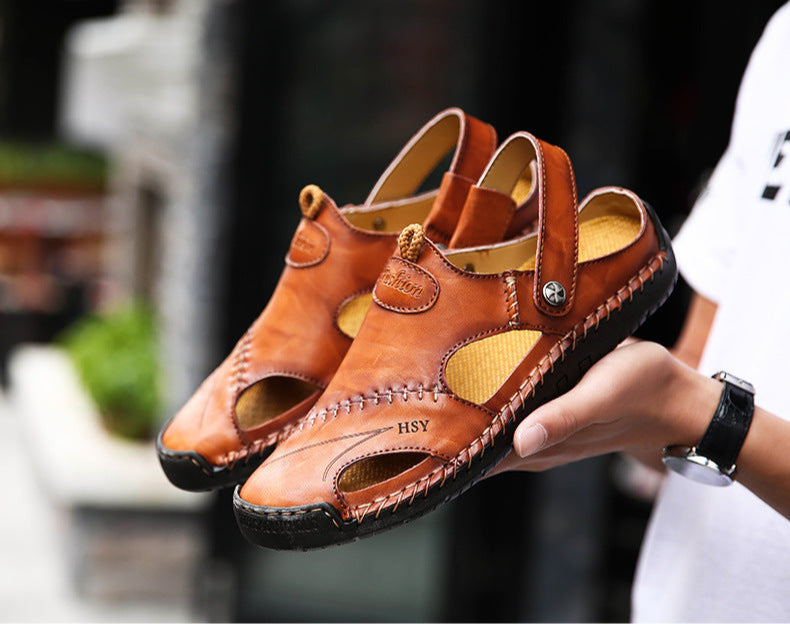 Bryan | Orthopedische Leren Sandalen