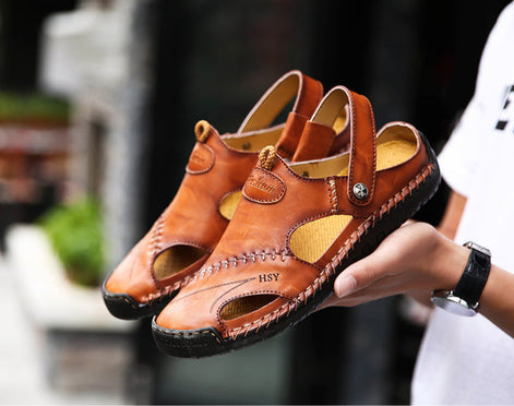 Bryan | Orthopedische Leren Sandalen