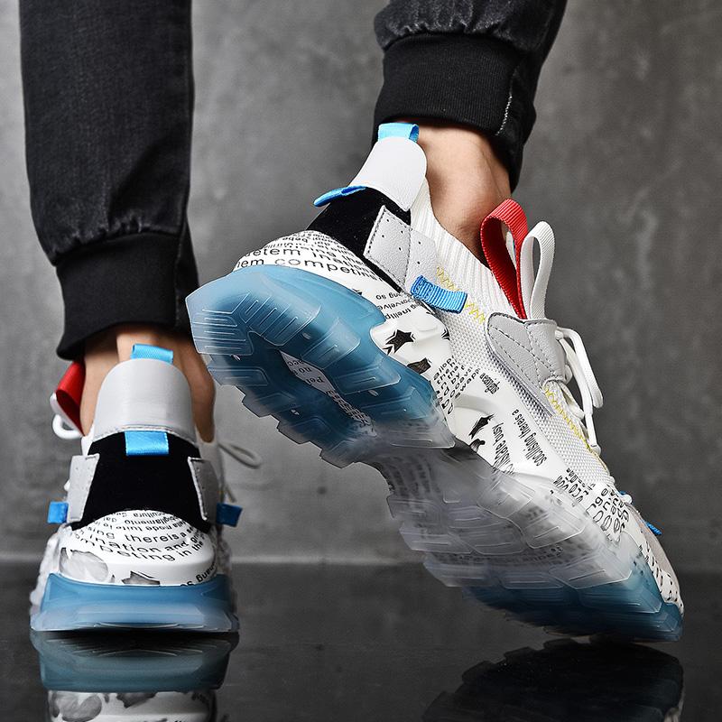 Graffiti Mesh Sneakers – Ademend & Casual Comfort