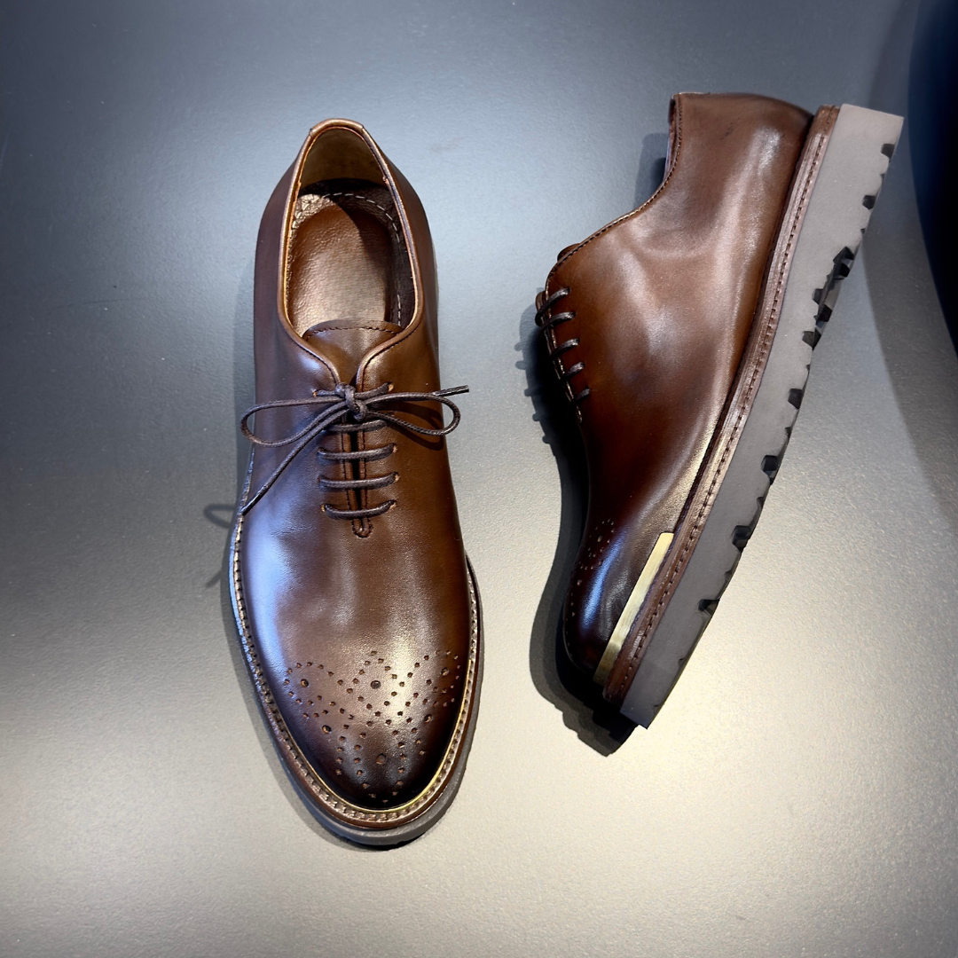 Mocassins met ergonomische leren zool voor heren