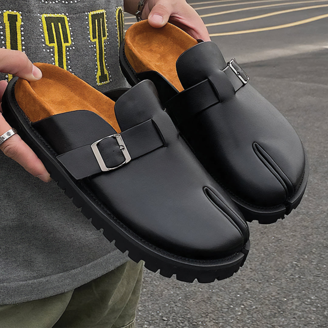 Lunovar™ Tabi Buckle Mules