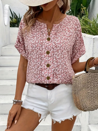 Laura | Elegante blouse met bloemenprint