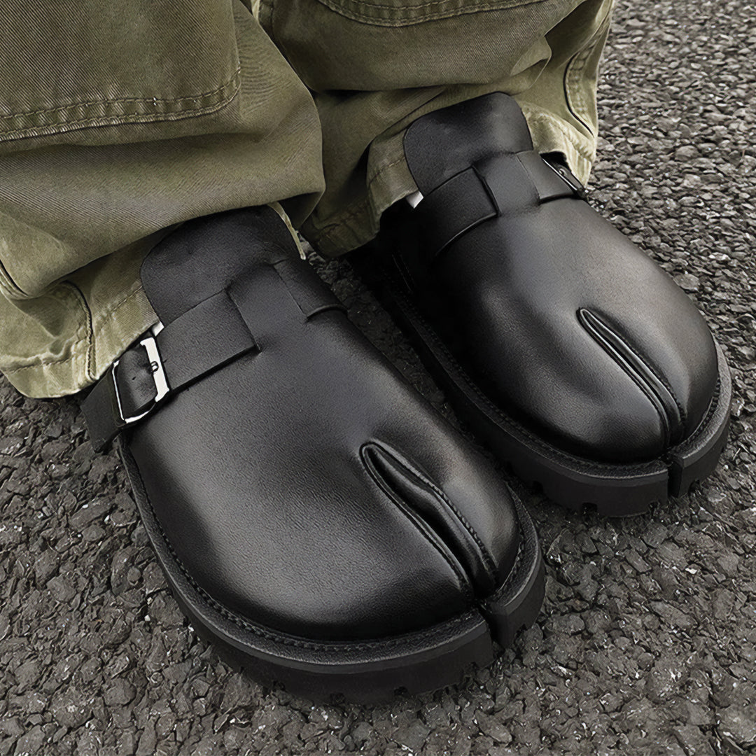 Lunovar™ Tabi Buckle Mules