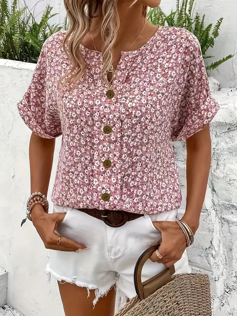 Laura | Elegante blouse met bloemenprint