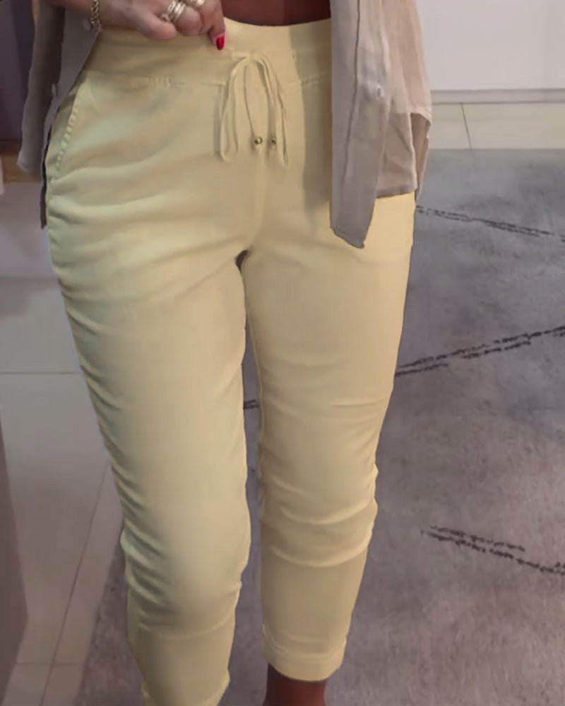 Mira™ – Relaxte broek met trekkoord