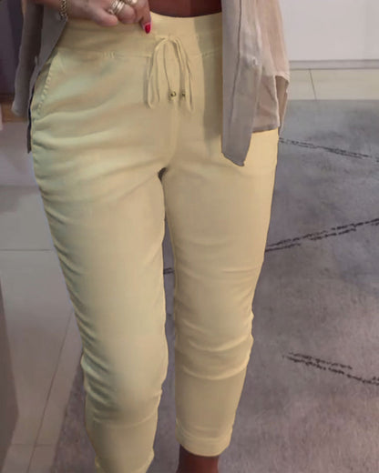 Mira™ – Relaxte broek met trekkoord