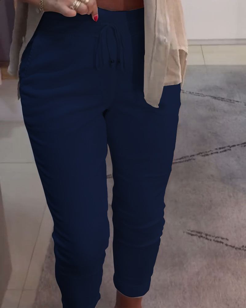 Mira™ – Relaxte broek met trekkoord