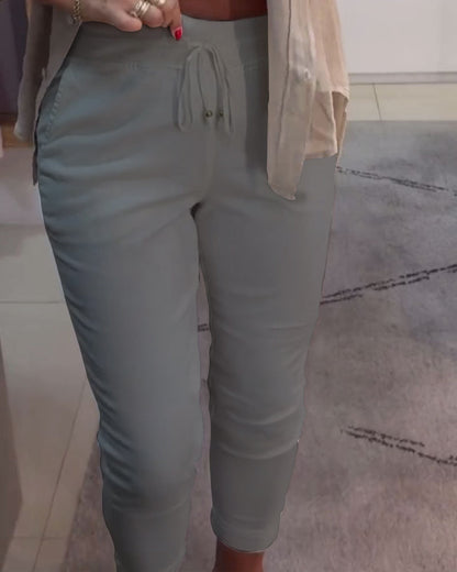 Mira™ – Relaxte broek met trekkoord