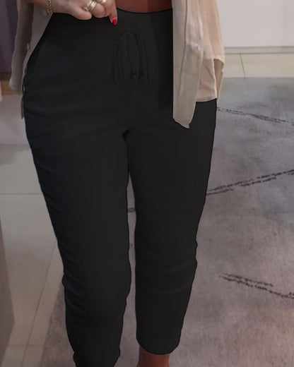 Mira™ – Relaxte broek met trekkoord
