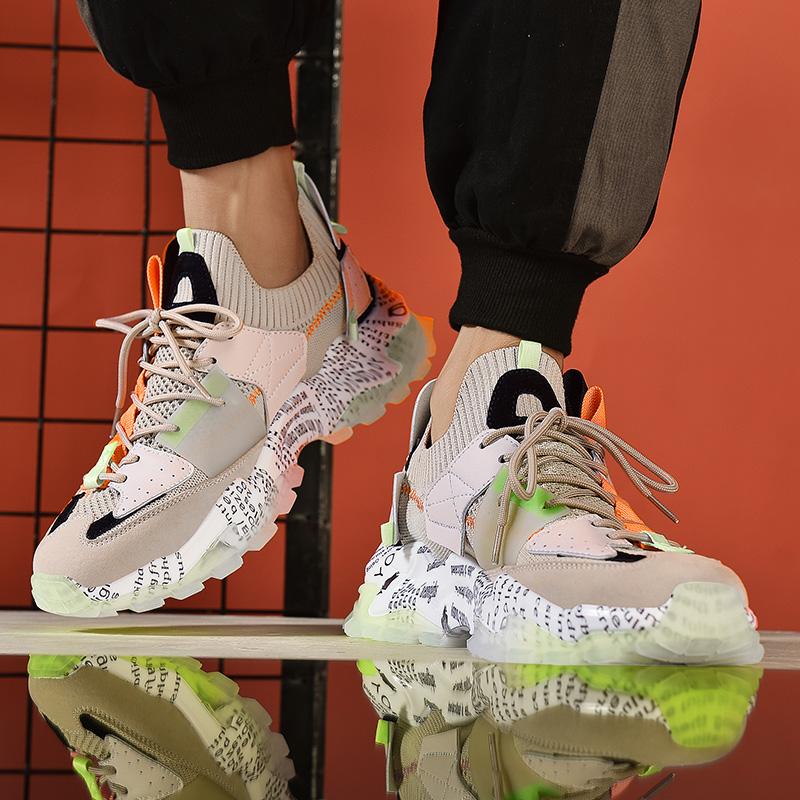 Graffiti Mesh Sneakers – Ademend & Casual Comfort