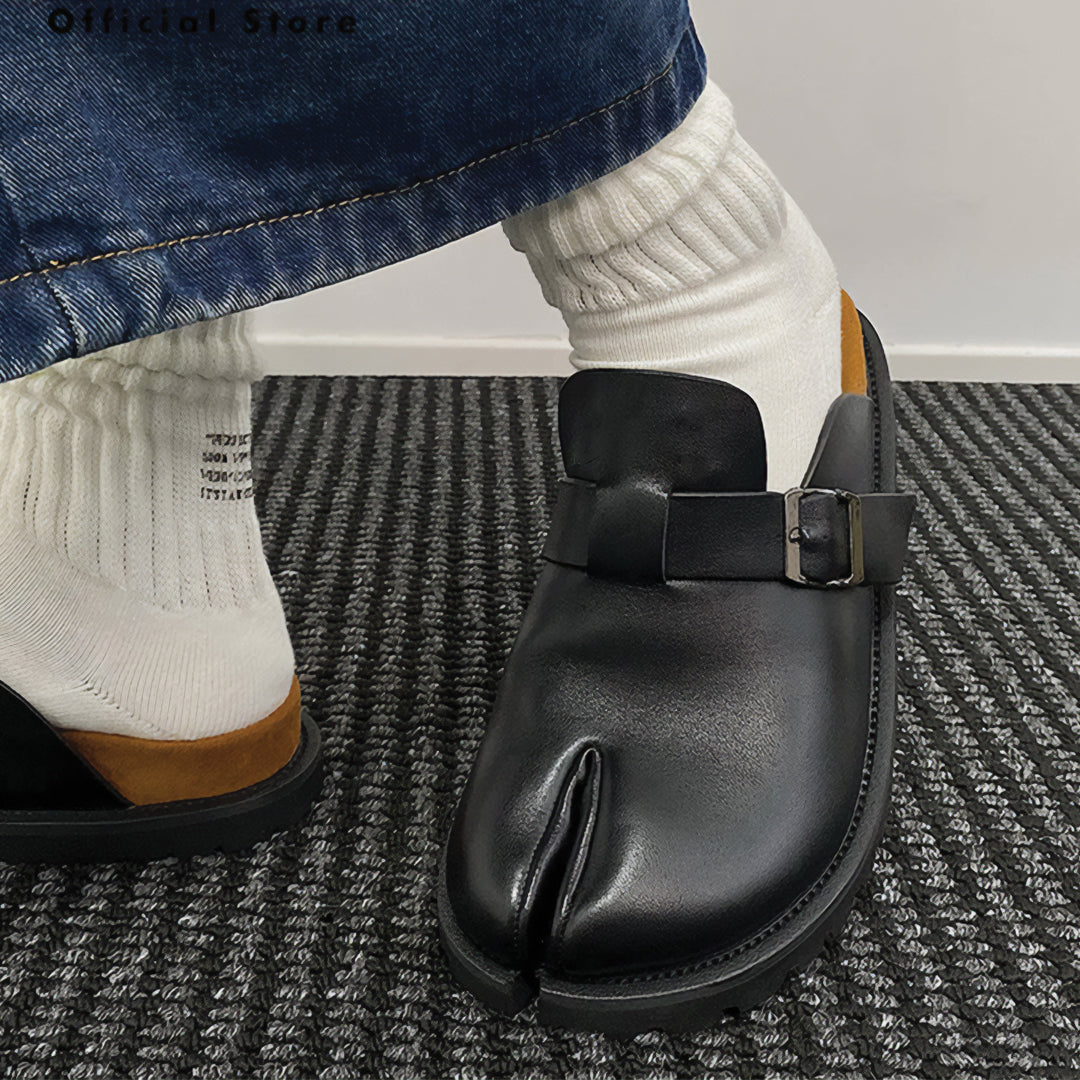 Lunovar™ Tabi Buckle Mules