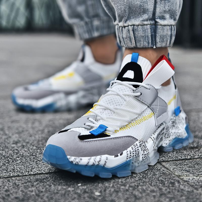 Graffiti Mesh Sneakers – Ademend & Casual Comfort