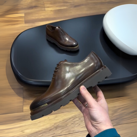 Mocassins met ergonomische leren zool voor heren