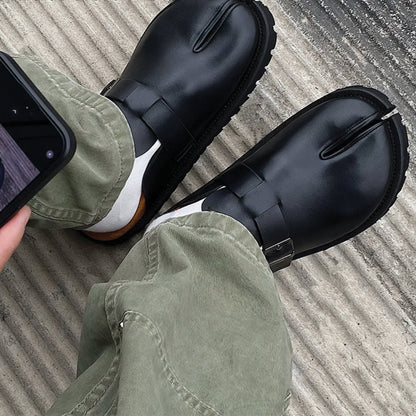 Lunovar™ Tabi Buckle Mules