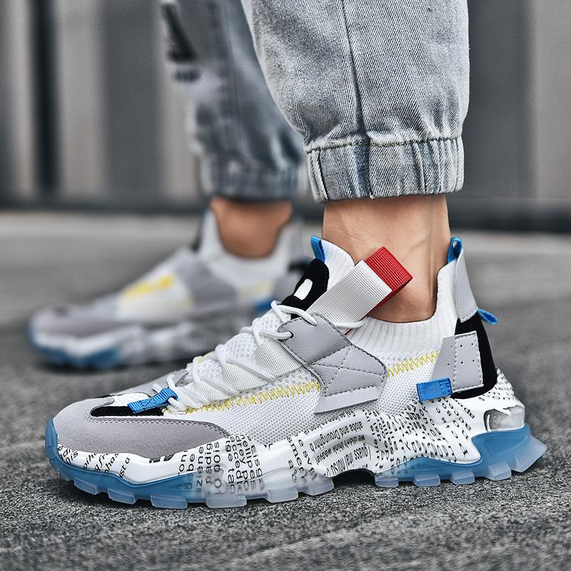 Graffiti Mesh Sneakers – Ademend & Casual Comfort