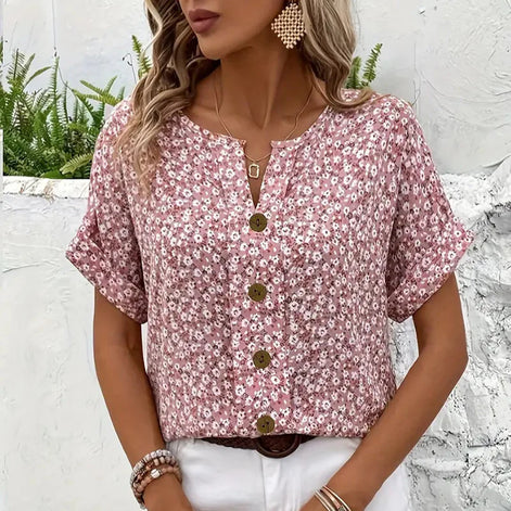 Laura | Elegante blouse met bloemenprint
