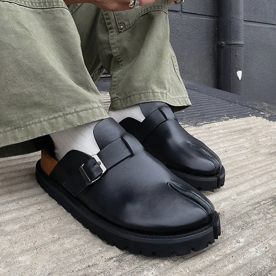 Lunovar™ Tabi Buckle Mules