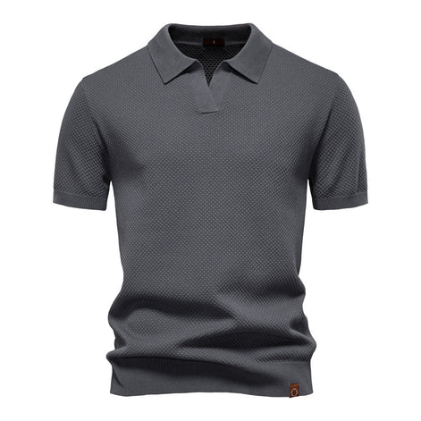 Ulrich – Gestructureerd poloshirt