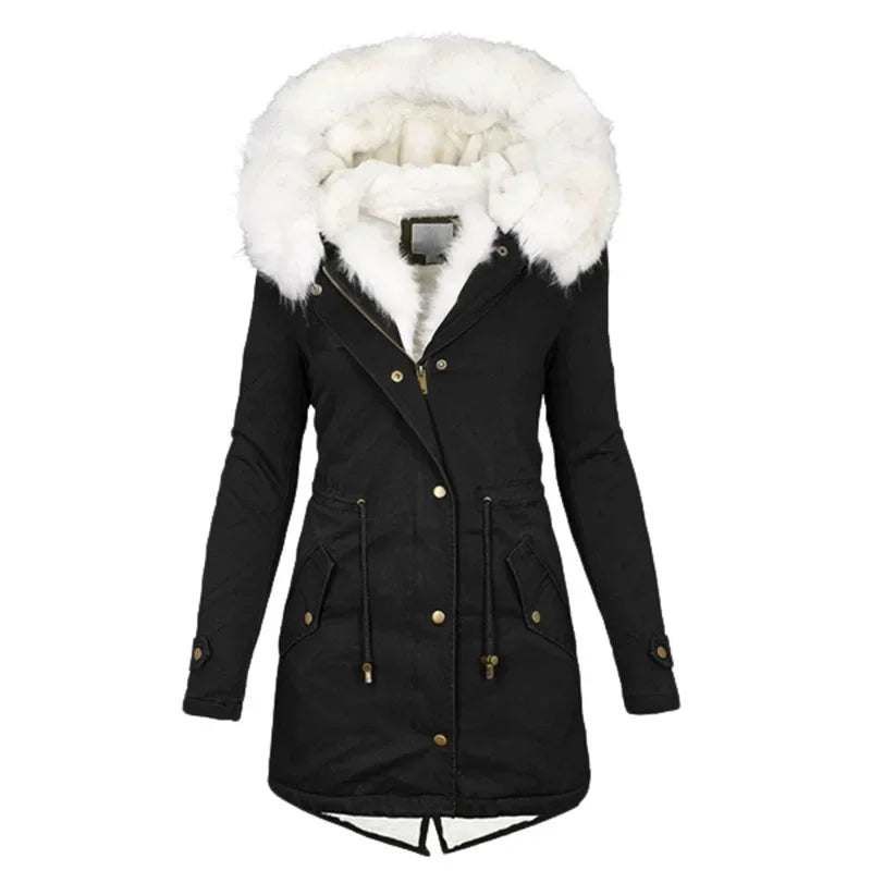 Elvire - Fleece Parka met Capuchon 2025