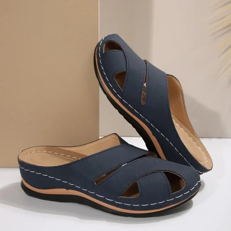 Casual platformsandalen met ronde teen voor vrouwen