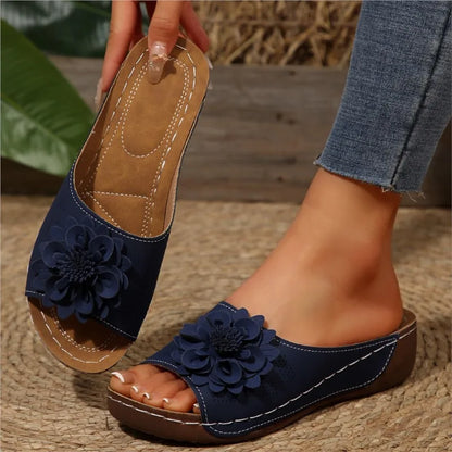 Zomerse Dames Sandalen met Zachte Hakken