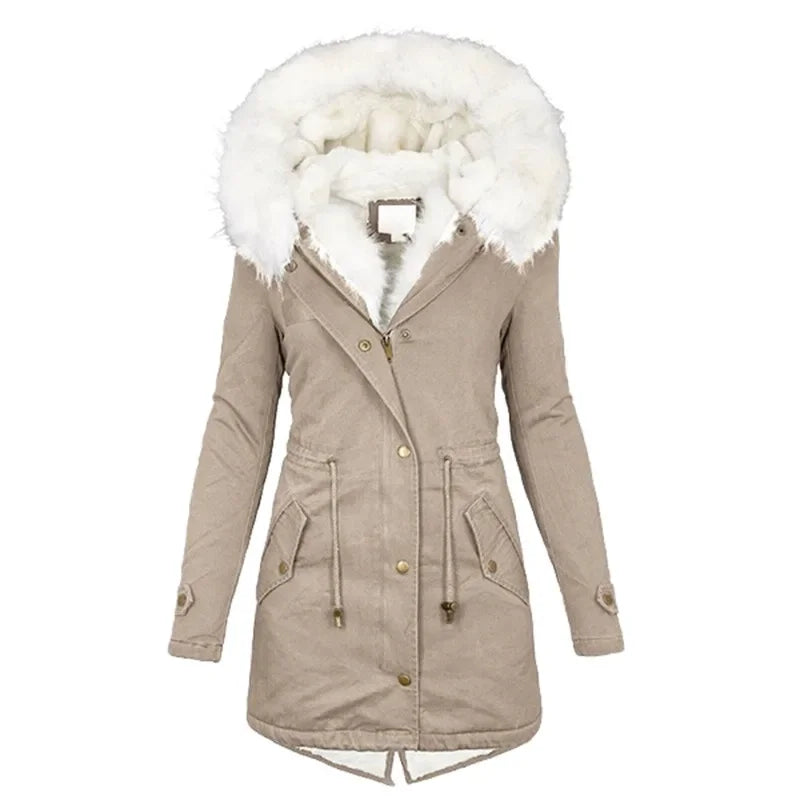 Elvire - Fleece Parka met Capuchon 2025
