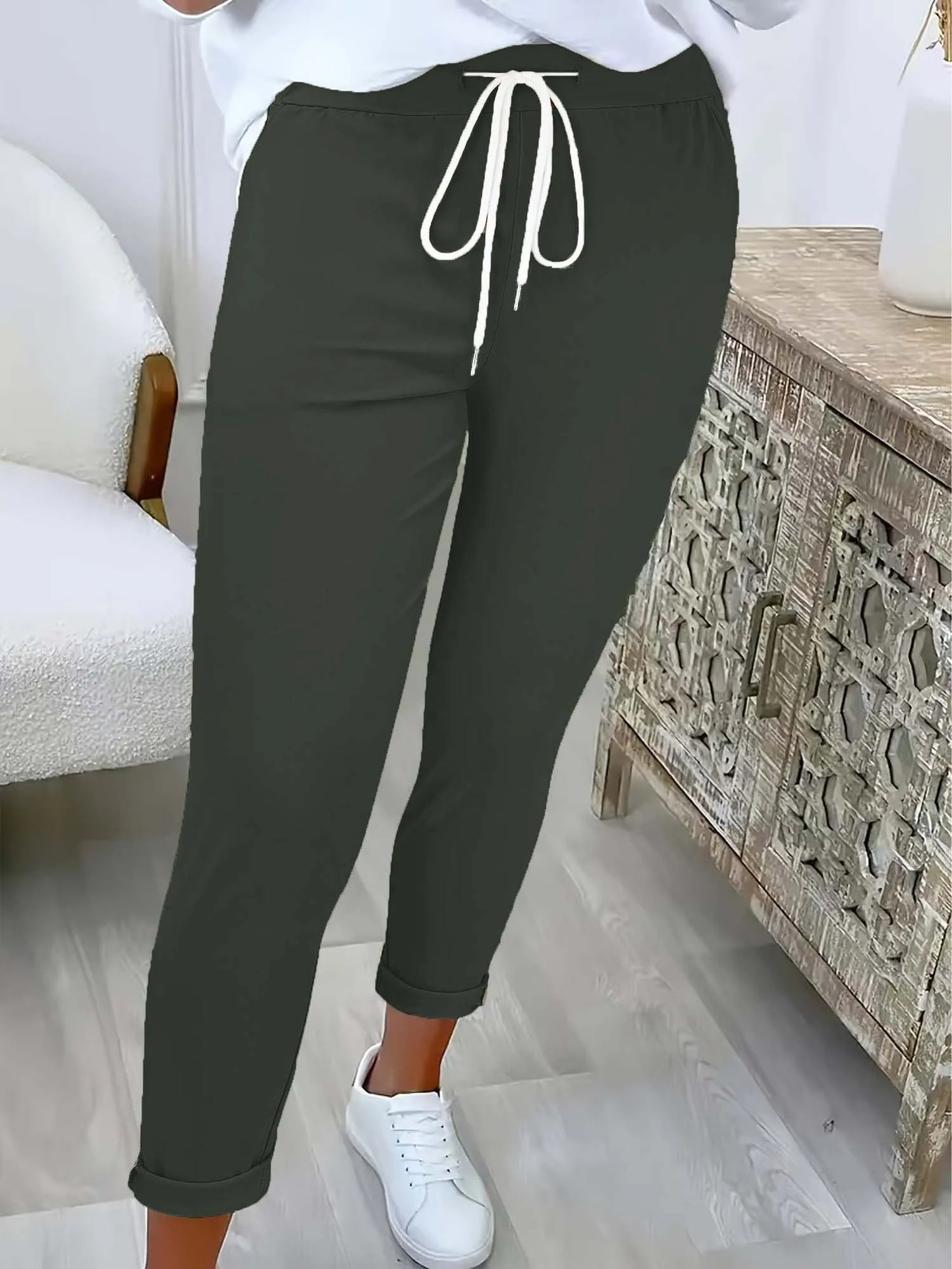 Lichtrekbare Broek met Volledige Lengte