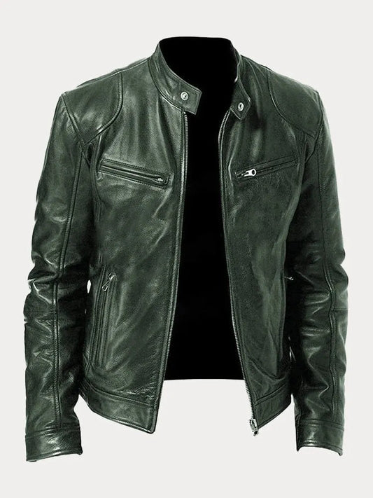 Lenoir™ | Casual leren jas